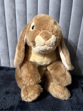 Animal Alley Toys R Us Weighted Brown Lop Ear Bunny Rabbit Plush 12” Soft